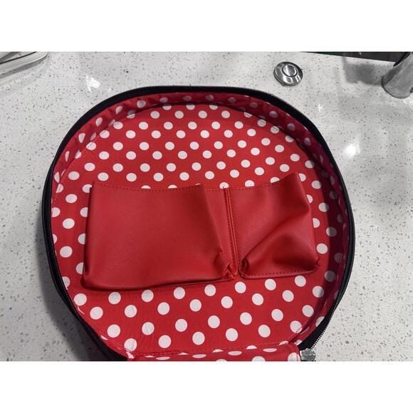 Minnie Mouse Themed Polka Dot Crossbody Bag with Mirror and Strap - Picture 6 of 7